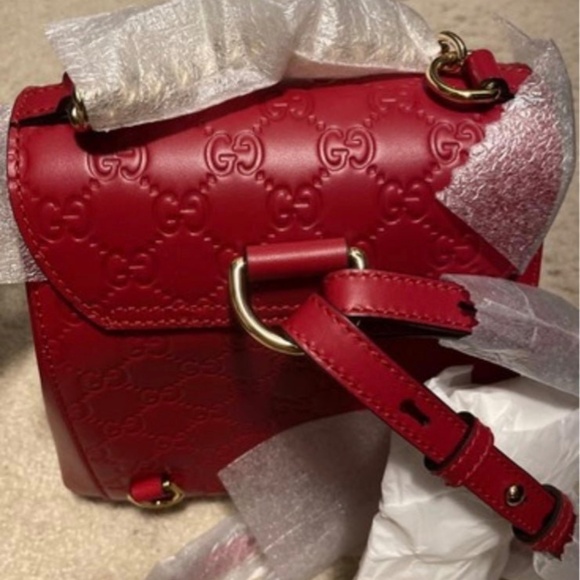 Gucci CC signature padlock backpack main image 7